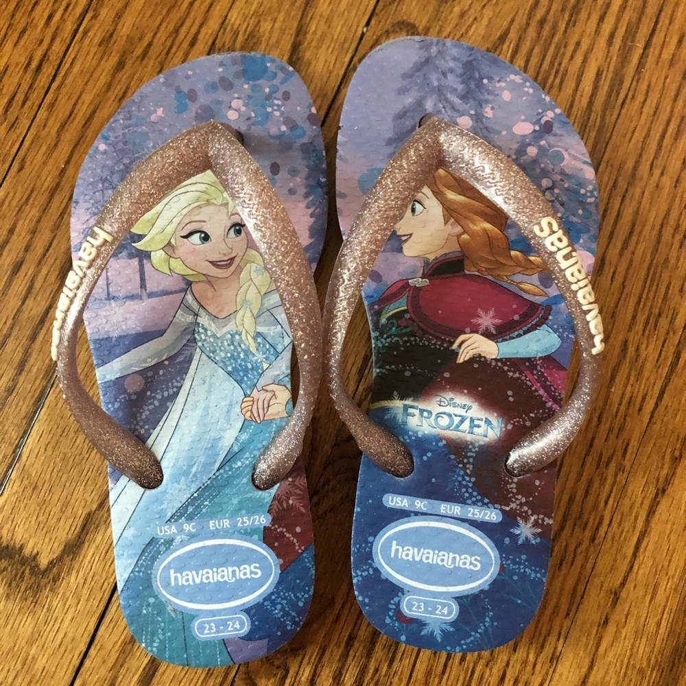 Havaianas Frozen Flip-Flops Size 9
